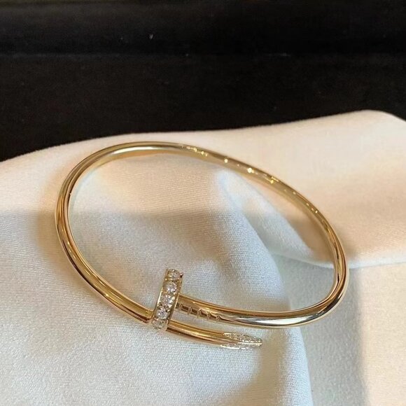 Cartier Rose Gold Nail Bracelet - Picture 6 of 9